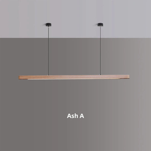 suspension en bois avec lumière led pour table à manger - vue 11 sur 10