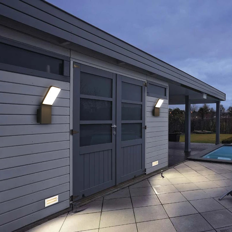 Éclairage mural extérieur escalier entrée balcon LED lumières maison jardin porche terrasse applique étanche phare de porte - vue 5 sur 7
