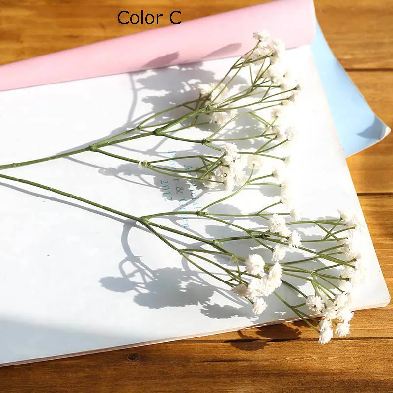 90 têtes de fleurs artificielles pour décorations variées et bricolage - vue 6 sur 12