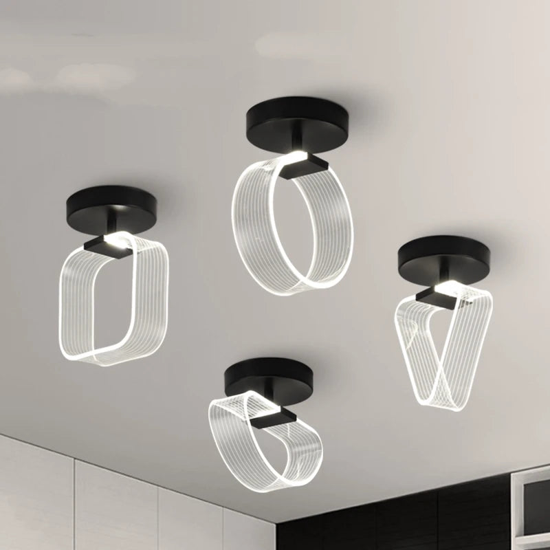 plafonnier créatif au design post-moderne pour éclairage décoratif - vue 6 sur 14