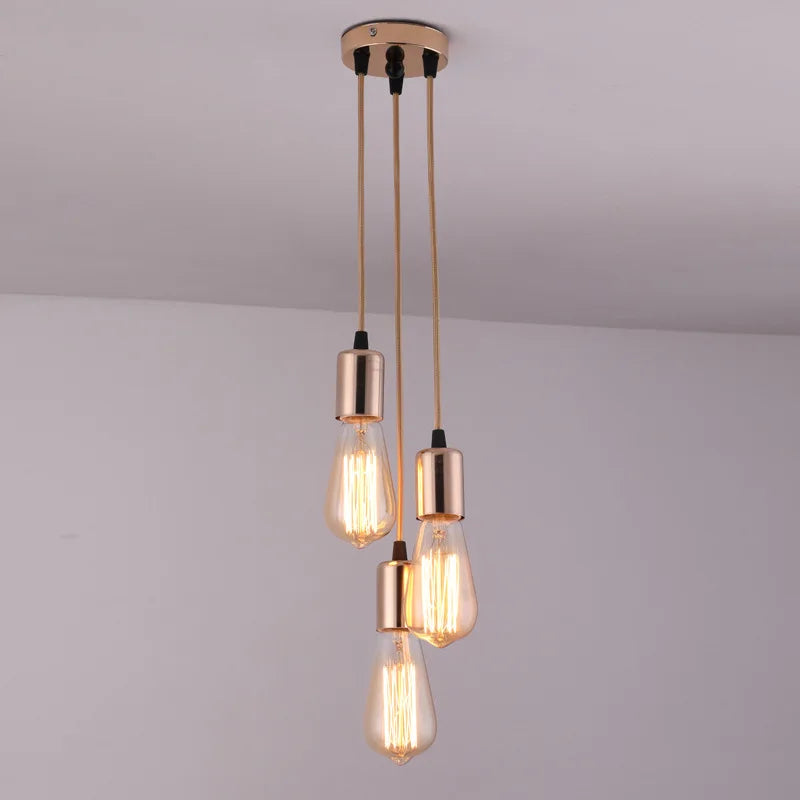 Support suspension LED araignée noir blanc argent - vue 5 sur 11