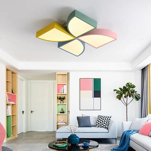 plafonnier moderne design pour chambre d'enfants lumineux et coloré - vue 7 sur 8