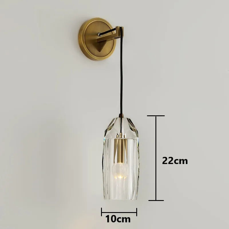 applique murale en cristal d'art style moderne pour décoration intérieure - vue 8 sur 8