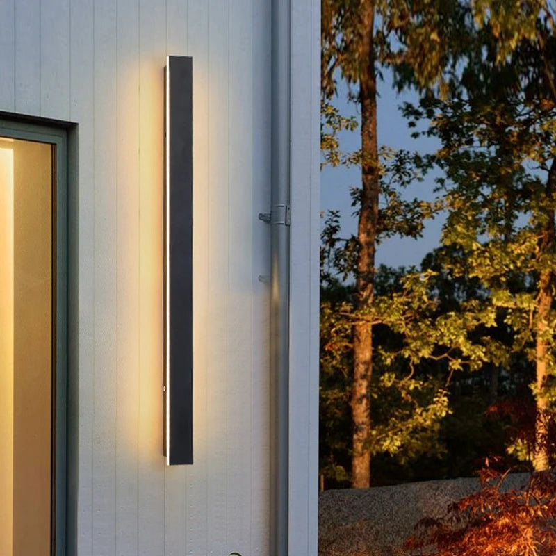 applique murale extérieure led étanche en aluminium pour jardin et terrasse - vue 3 sur 11