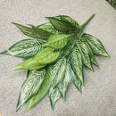branches de palmier artificielles tropicales décoratives en plastique