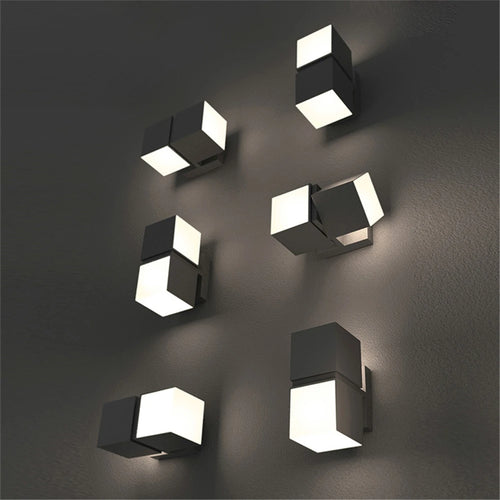 applique murale led étanche extérieur éclairage moderne décoratif paysage jardin allée - vue 6 sur 11