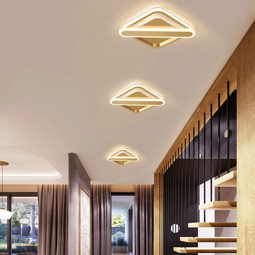 plafonnier led moderne pour éclairage intérieur style nordique - vue 5 sur 16