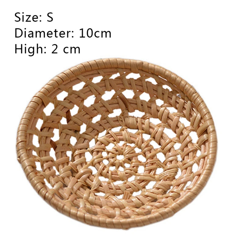 panier tissé à la main pour fruits et légumes rangement et pique-nique - vue 25 sur 29