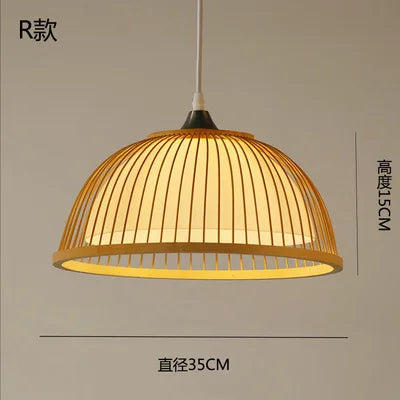 lustre en bambou style zen pour ambiance relaxante - vue 18 sur 29
