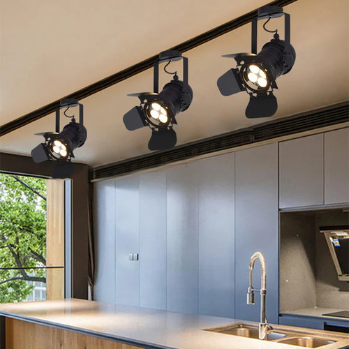 plafonnier led rétro industriel pour décoration intérieure et espaces publics - vue 8 sur 10