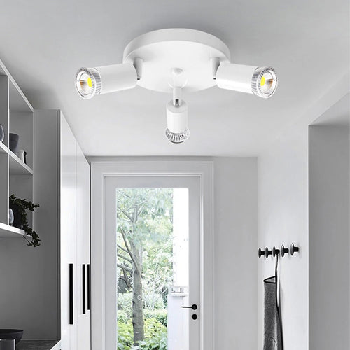 plafonnier led rotatif et réglable luminaire décoratif idéal - vue 3 sur 9