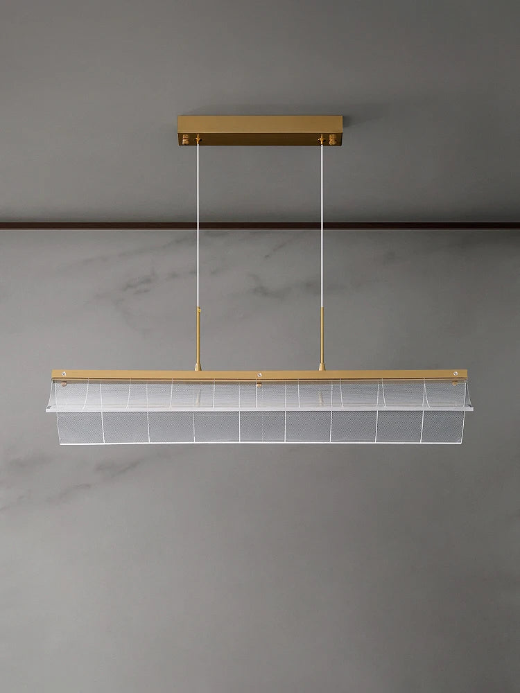 suspension moderne en cuivre pour éclairage intérieur - vue 3 sur 7