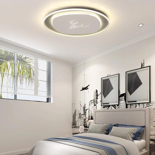 plafonnier led style chinois rond bois fer forgé ambiance - vue 4 sur 10