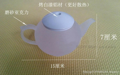 lustre créatif postmoderne en forme de théière décoratif suspendu - vue 5 sur 6