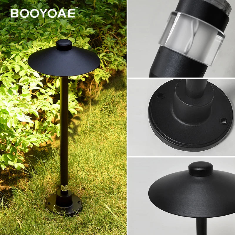 Lumières de pelouse lumières extérieures LED moderne en aluminium étanche IP54 Villas paysage lumières cour pelouse paysage éclairage de jardin - vue 6 sur 8