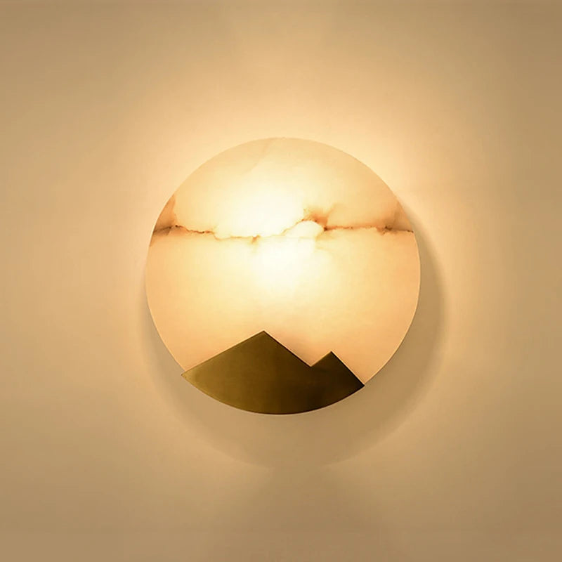 applique murale à led en marbre design minimaliste pour intérieur élégant - vue 1 sur 7