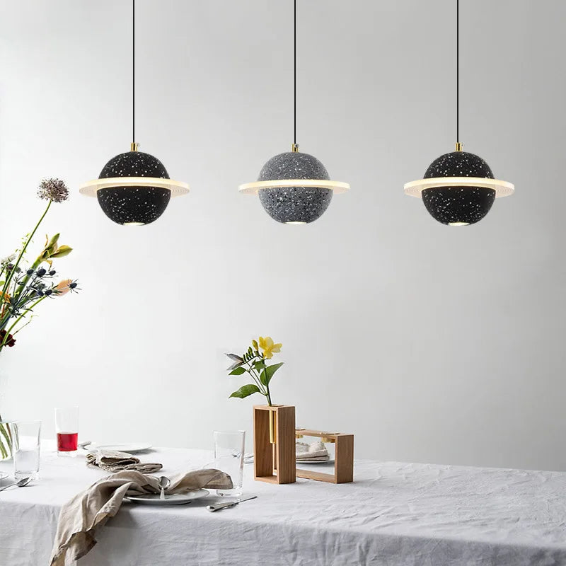 suspension en résine planet pour décoration intérieure moderne - vue 5 sur 18