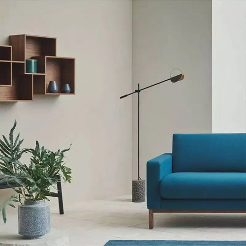 lampadaire nordique en fer style industriel pour décoration intérieure - vue 5 sur 8