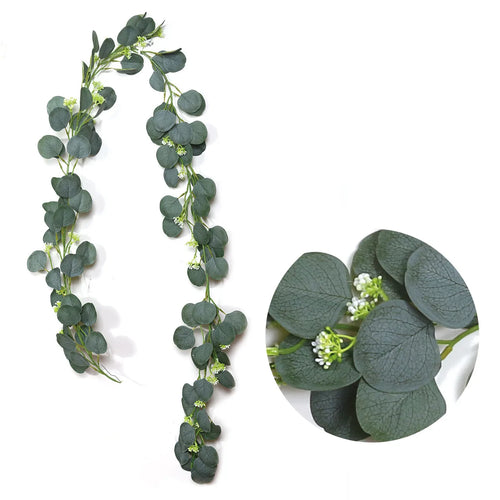 guirlande d'eucalyptus artificiel pour décoration de mariage et table - vue 23 sur 23