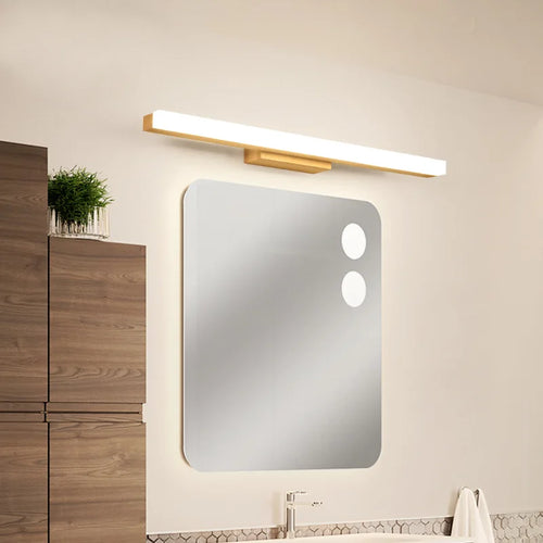 applique murale nordique moderne led créative en bois - vue 3 sur 9