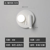 applique murale moderne rotative à led pour intérieur décoratif