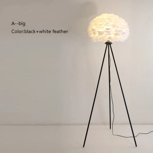 lampadaire créatif plumes pour mariage et célébration - vue 23 sur 22