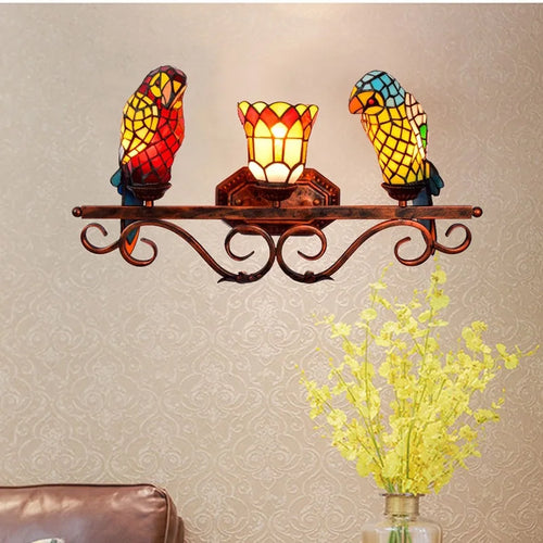 applique murale led tiffany pour décoration intérieure originale - vue 3 sur 20