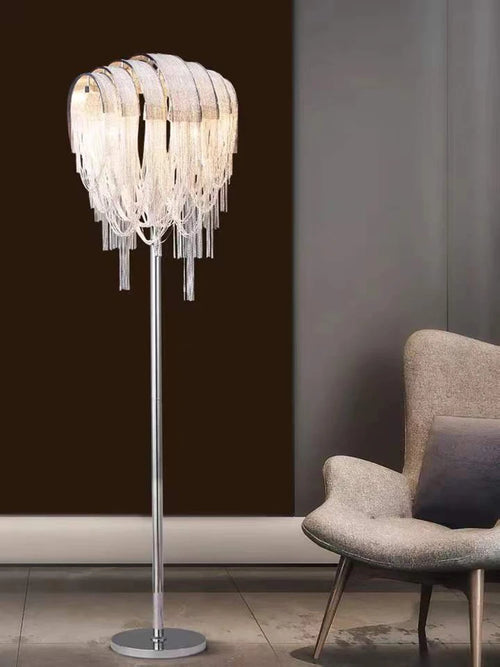 lampadaire décoratif post-moderne nordique en aluminium - vue 4 sur 8