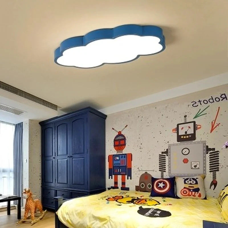 plafonnier led moderne en forme de nuage pour décoration intérieure - vue 3 sur 5