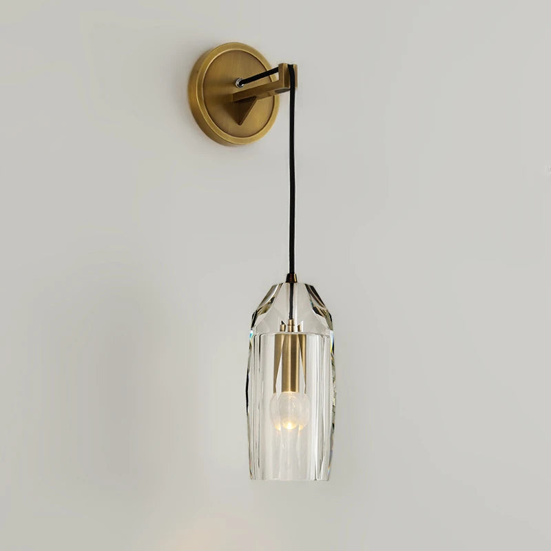 applique murale en cristal d'art style moderne pour décoration intérieure - vue 2 sur 8