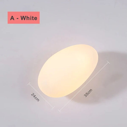 applique led nordique design moderne galet chambre escalier lumière - vue 11 sur 21