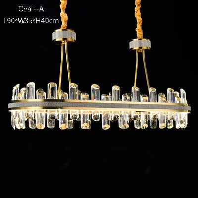 lustre en cristal rond design postmoderne pour un intérieur créatif - vue 15 sur 15
