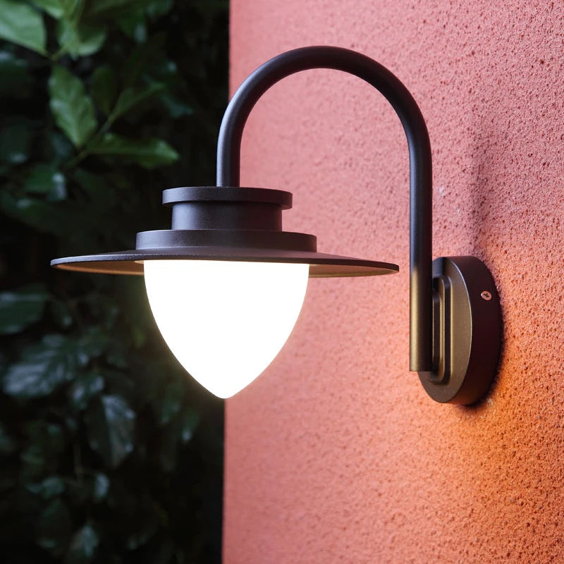 Applique murale extérieure lampe de terrasse 110V décoration éclairage étanche porche jardin porche décoration porte d'entrée terrasse applique murale - vue 5 sur 7