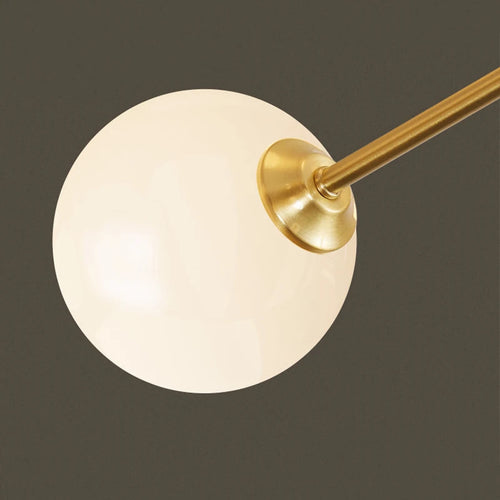 lustre décoratif en cuivre pour un intérieur nordique - vue 6 sur 9