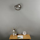 applique murale led moderne en verre éclairage surface incurvée