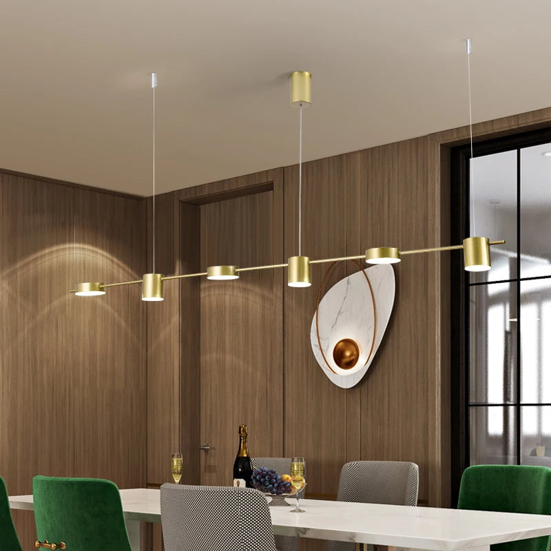 lustre moderne créatif trois têtes pour restaurant et hôtel - vue 4 sur 10