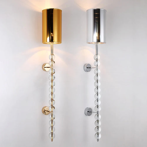 applique murale en cristal style nordique pour décoration intérieure - vue 3 sur 10