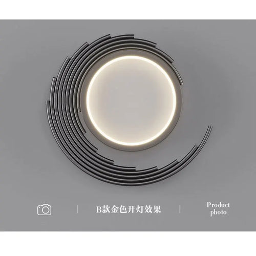 2022 New Year Decoration Wall Lamp Golden Luxury Creative Wall Sconces Nordic Background Wall Bedside Lamp Scandinavian Light - vue 9 sur 9