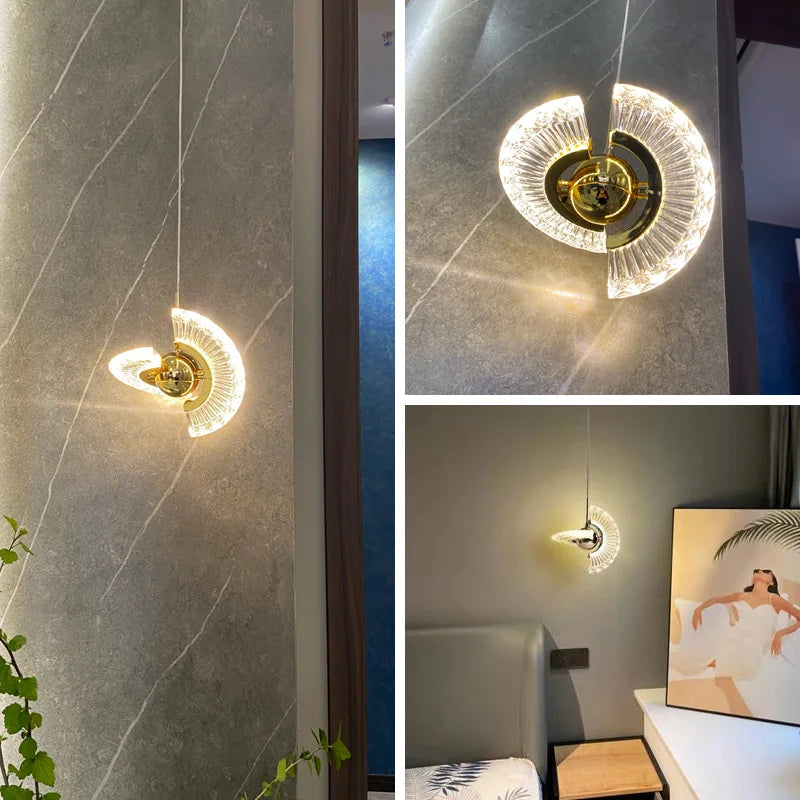lustre design ufo pour décoration moderne de chambre - vue 6 sur 7