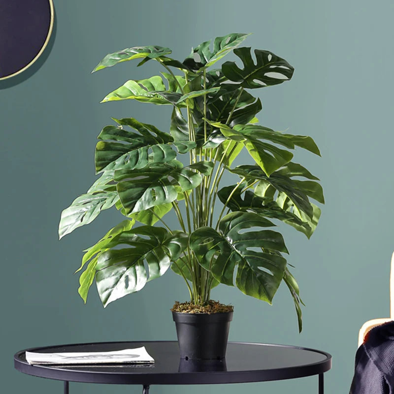grande plante tropicale artificielle pour décoration intérieure et extérieure - vue 1 sur 11