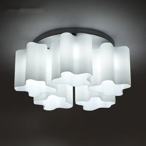 plafonnier logico quadruple design moderne par michele de lucchi - vue 3 sur 6