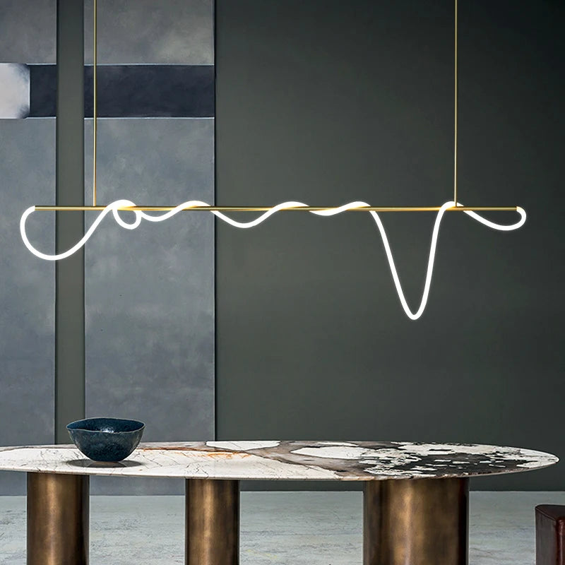 suspension design en forme de notes de musique élégantes - vue 4 sur 22