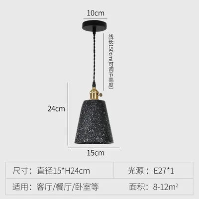suspension industrielle en ciment pour table et bar - vue 19 sur 23
