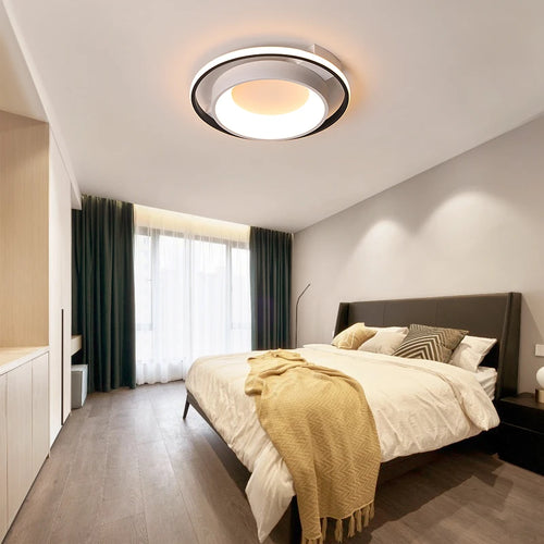 plafonnier led moderne pour éclairage intérieur esthétique - vue 4 sur 6
