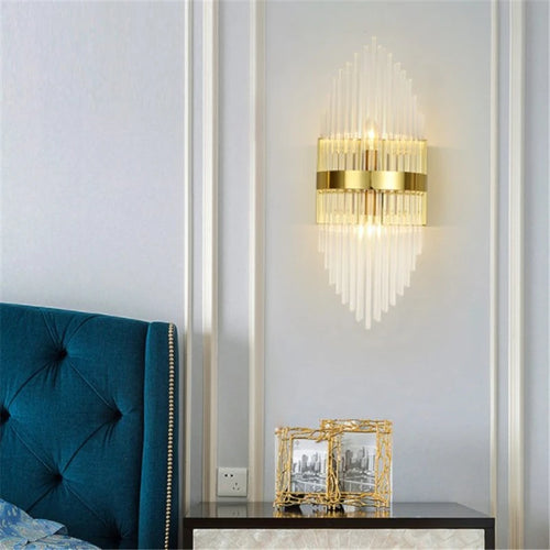 applique murale moderne led en cristal design élégant pour intérieur - vue 2 sur 23