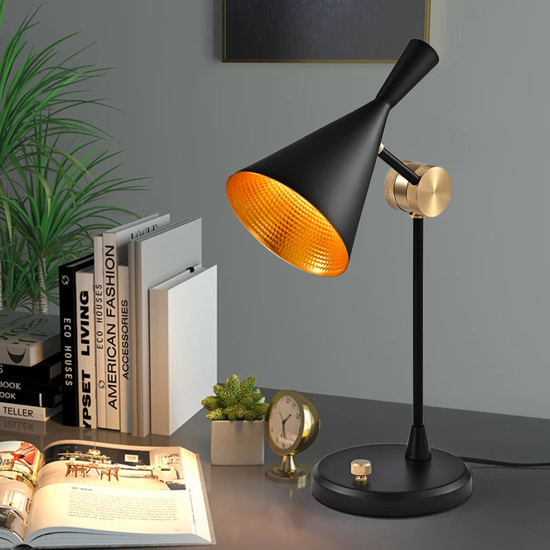 lampe de chevet créative style rétro industriel pour intérieur - vue 4 sur 7