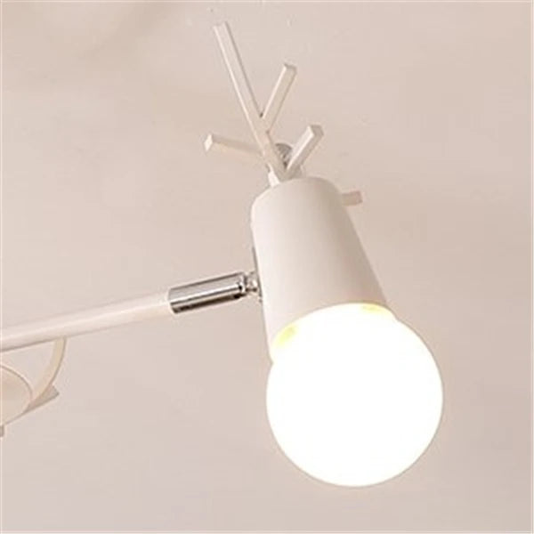 lustre en bois nordique led macaron pour chambre d'enfant