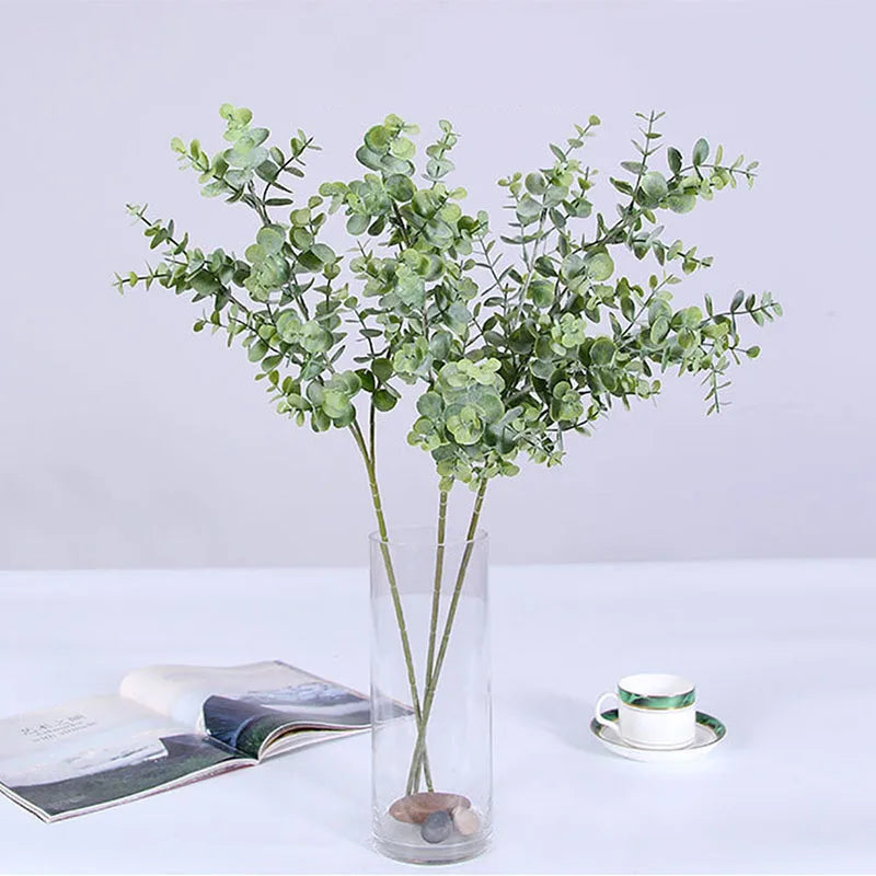 plantes artificielles branche eucalyptus décoration mariage et jardin - vue 2 sur 8