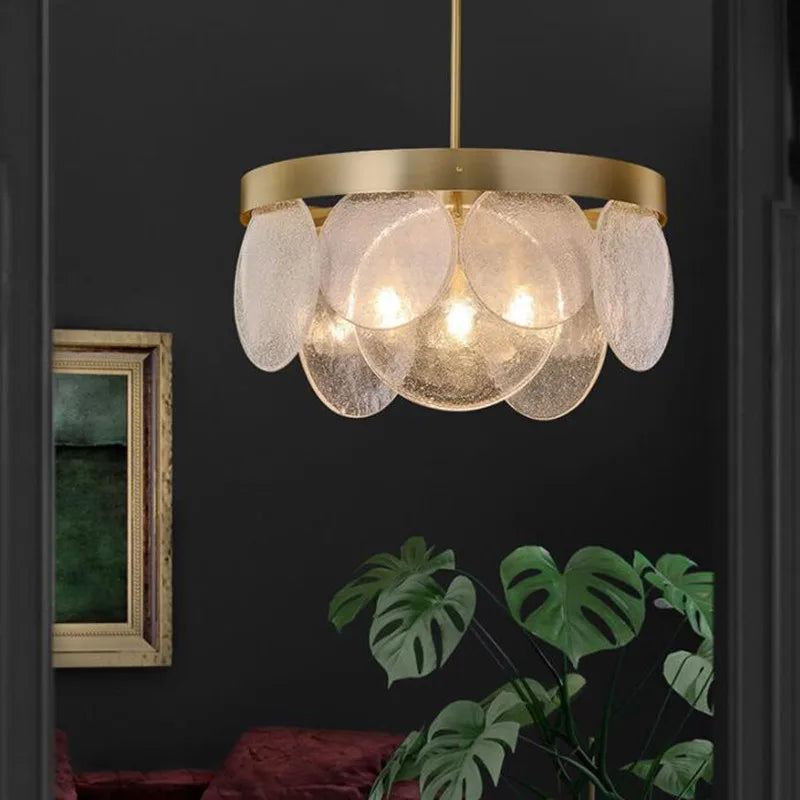 lustre moderne créatif en verre pour décoration intérieure - vue 3 sur 9
