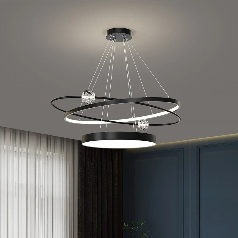suspension nordique pour éclairage intérieur moderne et élégant - vue 3 sur 10